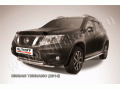 Защита переднего бампера Nissan Terrano с 2014 (Двойная)