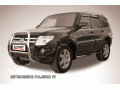 Защита переднего бампера Mitsubishi Pajero 2006-2011 (Высокая)