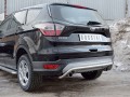 Защита заднего бампера FORD KUGA 2016-   D42 волна под машину