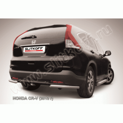 Защита заднего бампера Honda CR-V с 2012 (Уголки)