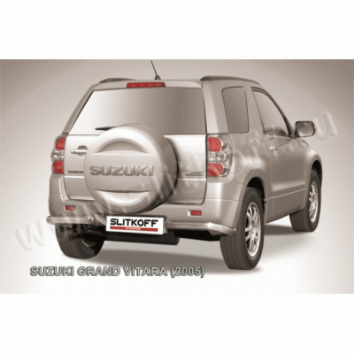 Защита заднего бампера Suzuki Grand Vitara 2006-2008 (Уголки)