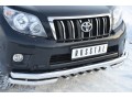 Защита переднего бампера Toyota Land Cruiser Prado 150 2009-2013 (Уголки и зубы)
