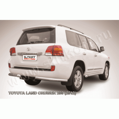 Защита заднего бампера Toyota Land Cruiser 200 2012-2015 (Уголки)
