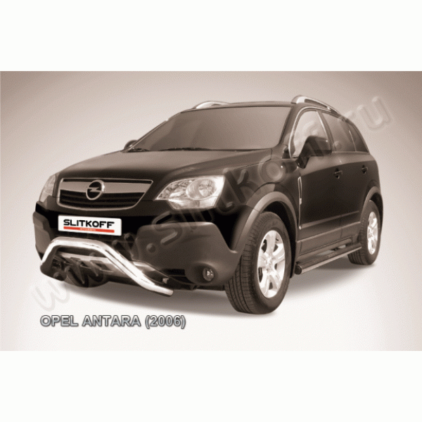 Защита переднего бампера Opel Antara 2006-2011 (Низкая 