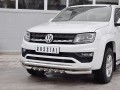 Защита переднего бампера VOLKSWAGEN AMAROK 2016-  D63 секция-D63 уголки+D42 зубы