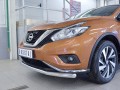 Защита переднего бампера Nissan Murano с 2016 секция 63мм или 42мм