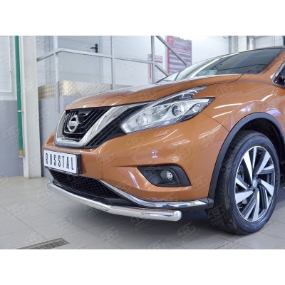 Защита переднего бампера Nissan Murano с 2016 секция 63мм или 42мм