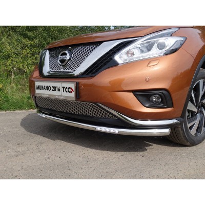 Решётка радиатора верхняя (лист) Nissan MURANO c 2016