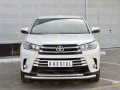 Защита переднего бампера Toyota Highlander 2017- секция+ дуга