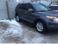 Пороги алюминиевые Ford Explorer с 2011 (Corund Black)