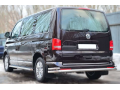 Защита заднего бампера Volkswagen T5/Multivan/Caravelle 2003-2015 с углами