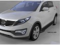 Пороги алюминиевые Onyx Kia Sportage 2010-2015