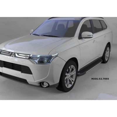 Пороги алюминиевые Onyx Mitsubishi Outlander 2012-2015