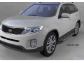 Пороги алюминиевые Onyx Kia Sorento 2012-2015