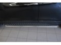 Nissan X-Trail 2015-2018 Пороги труба d42 с листом (Лист алюм профнерж)(Вариант1) NXL-002090