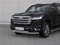 Защита переднего бампера Toyota Land Cruiser 300 c 2021 d63 секции-d42 дуга