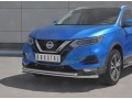 NISSAN QASHQAI 2019- Защита переднего бампера d42 секции-d42 дуга