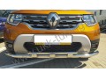 Защита переднего бампера Renault Duster c 2021 двойная с перемычками