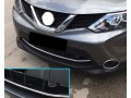 Накладка на решетку бампера Nissan Qashqai с 2014