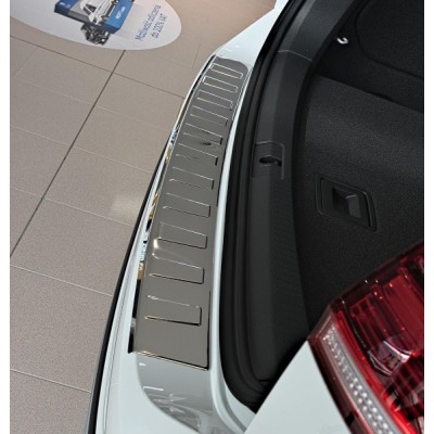 Накладка на задний бампер, "трапеция" Nissan Qashqai II c 2014