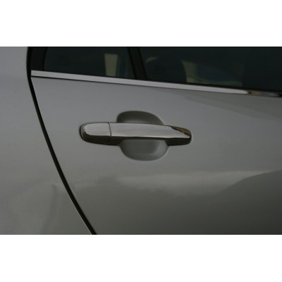 Накладки на дверные ручки Toyota RAV4 2006-2012 для 4 дверей (без чипа)