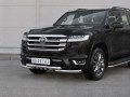 Защита переднего бампера Toyota Land Cruiser 300 c 2021 d63 секции-d63 уголки+клыки