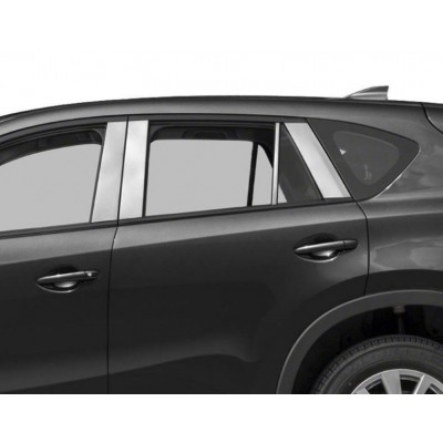 Накладки на стойки дверей Mazda CX-5 c 2017