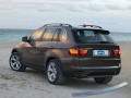 Накладка на задний бампер Bmw X5 2007-2009