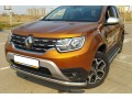 Защита переднего бампера Renault Duster c 2021