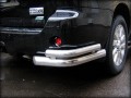 Защита заднего бампера Toyota Sequoia с 2007 уголки d-76+53