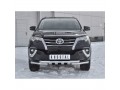 Защита переднего бампера  (Шарк) Toyota Fortuner 2017- по н в