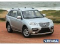 Защита переднего бампера Lifan X60 2012-2016 (двойная) d57/d57