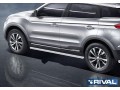 Защита порогов с комплектом крепежа для Geely Atlas d57