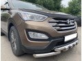 Защита переднего бампера Hyundai Santa Fe c 2012 G