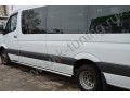 Боковые подножки Mercedes-Benz Sprinter с 2006 труба