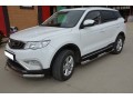 Защита переднего бампера Geely Atlas c 2018