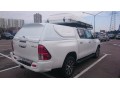 Кунг для кузова пикапа Toyota Hilux (двойная кабина) (белая/чёрная) (3 двери) 2015- по Н В