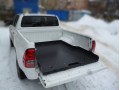 Платформа грузовая Toyota Hilux с 2011-2015 (двойная кабина, короткий кузов) некрашенная, серебристая