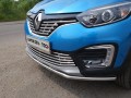 Накладка на решётку бампера Renault Kaptur с 2016