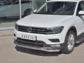 Защита переднего бампера волна Volkswagen Tiguan с 2017 (кроме offroad)