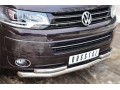 Защита переднего бампера Volkswagen T5/Multivan/Caravelle 2003-2015 (двойная)