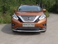 Решётка радиатора верхняя (лист) Nissan MURANO c 2016