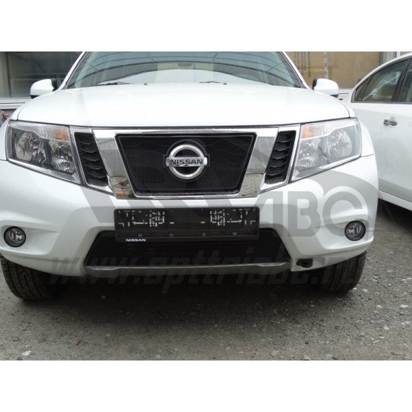 Защита радиатора Nissan Terrano с 2014 (Black)