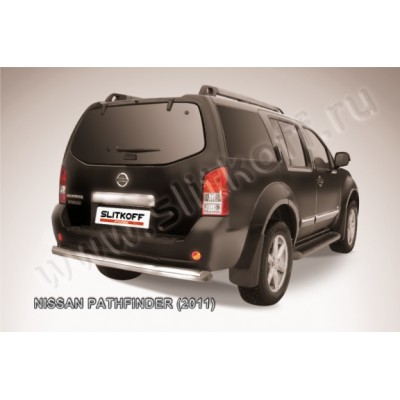 Защита заднего бампера Nissan Pathfinder 2010-2014