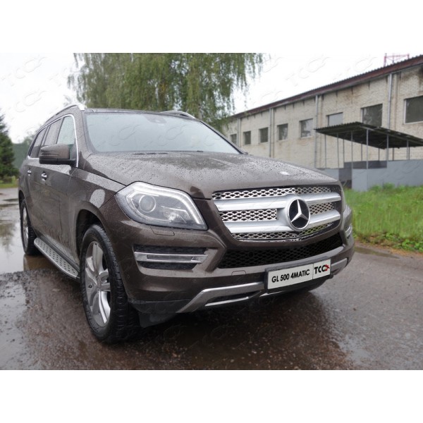 Решетка радиатора верхняя MERCEDES-BENZ GL 2012-2015 лист