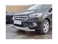 Защита переднего бампера FORD KUGA 2016-  D63 секции-D42 дуга