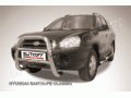 Защита переднего бампера Hyundai Santa Fe 2000-2006 (Высокая)