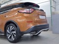 Защита заднего бампера Nissan Murano с 2016 волна под машину 42мм