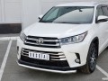 Защита переднего бампера Toyota Highlander 2017-  63мм