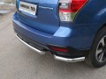 Защита заднего бампера Subaru Forester 2016- уголки 60,3 мм